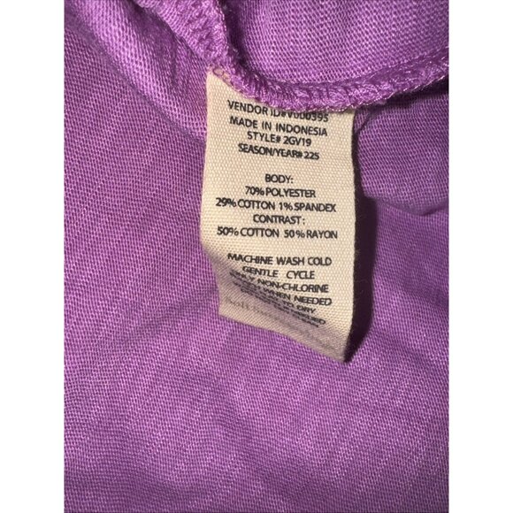 Soft Surroundings Lilac Knit V-Neck Button Up Shirt Size 2X NWOT - Picture 5 of 5